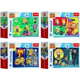 Trefl: Minyonok 54 darabos mini puzzle - többféle
