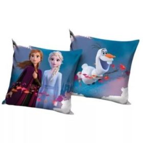   Jégvarázs: Anna, Elza és Olaf párnahuzat, poliészter - 40 x 40 cm