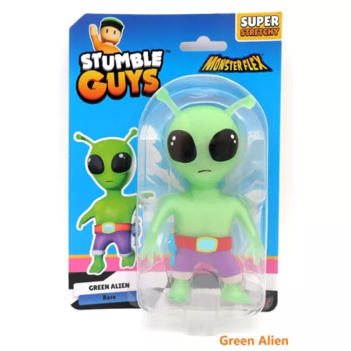 Monsterflex: Stumble Guys 2. széria nyújtható figura - Green Alien