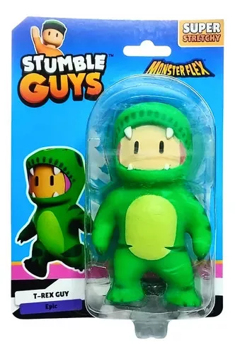 Monsterflex: Stumble Guys 2. széria nyújtható figura - T-Rex Guy