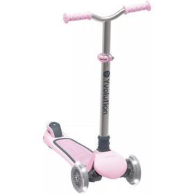   Yvolution: Glider Air összecsukható, világító, háromkerekű roller - Pink