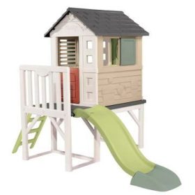 Smoby Life: Játszóház cölöpökön vizes csúszdával