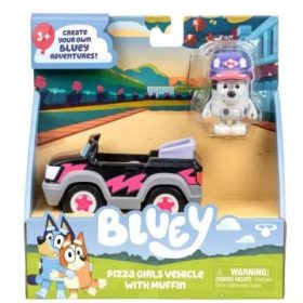 Bluey: Autó Pizza Muffin figurával