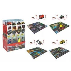   Dickie: Autós játszószőnyeg, kiegészítőkkel és autóval - többféle