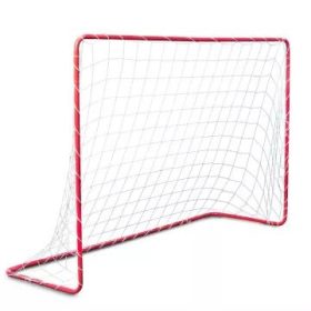 Spartan: Fém focikapu, 180 cm - Piros