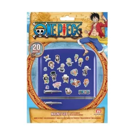 One Piece hűtőmágnes szett - 20 főszereplő és motívum
