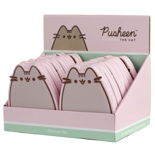 Pusheen cica manikűr szett