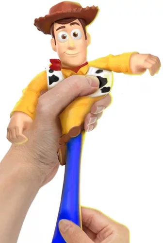 Toy Story 5 Goo Jit Zu Woody nyújtható figura