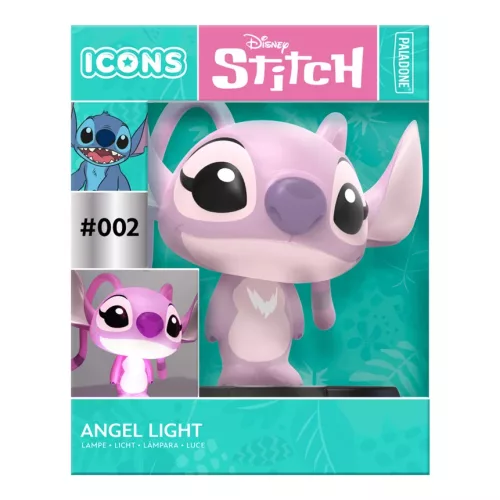 Disney Lilo és Stitch Angel ikon LED lámpa 11 cm