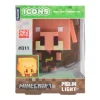 Minecraft malac ikon LED lámpa 11 cm