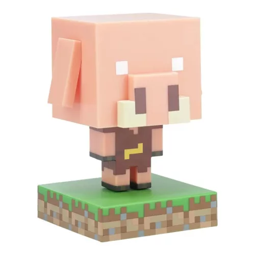 Minecraft malac ikon LED lámpa 11 cm