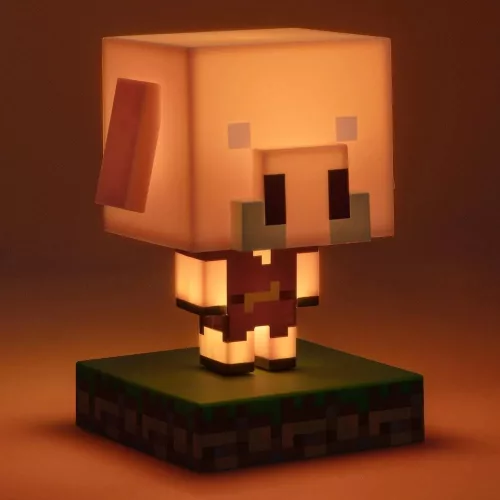 Minecraft malac ikon LED lámpa 11 cm