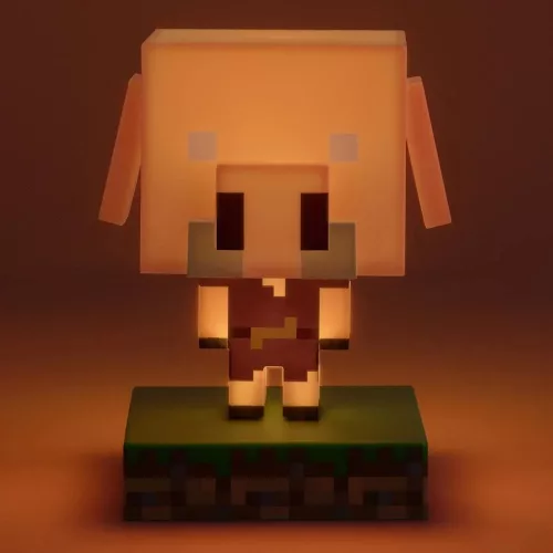 Minecraft malac ikon LED lámpa 11 cm