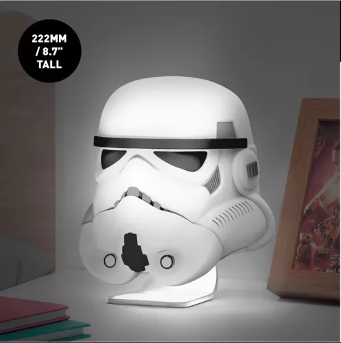Star Wars Stormtrooper maszk LED lámpa 19 cm