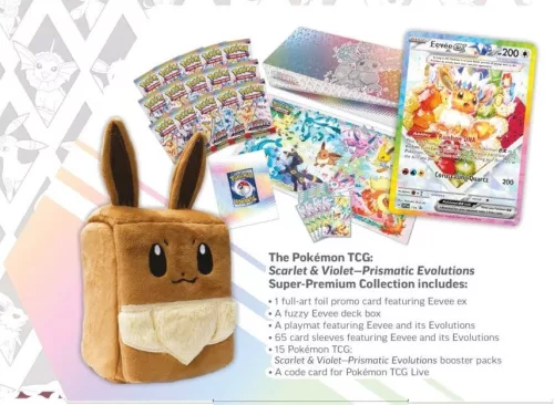 Pokémon TCG Prismatic Evolutions Super Premium Collection gyűjtői csomag