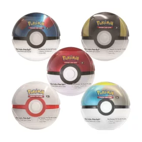   Pokémon TCG Poké Ball Tin Series 10 fém gyűjtődoboz 3 boosterrel