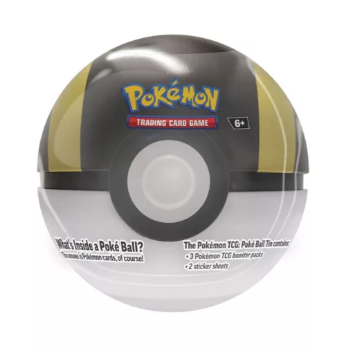 Pokémon TCG Poké Ball Tin Series 10 fém gyűjtődoboz 3 boosterrel