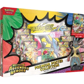   Pokémon TCG Ascended Heroes Mega Lucario ex Premium Poster Collection