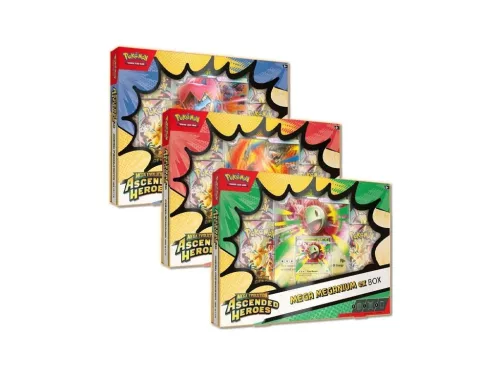 Pokémon Mega Emboar ex Box Ascended Heroes kártyacsomag