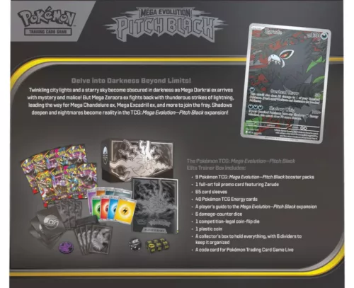 Pokémon TCG Mega Evolution 5.0 Pitch Black Elite Trainer Box