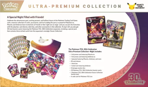 Pokémon TCG 30th Celebration Ultra-Premium Collection Night