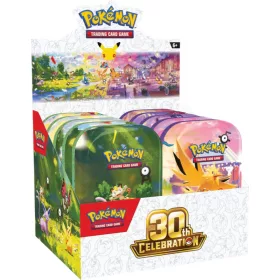 Pokémon TCG 30th Celebration Mini Tin 2 booster csomaggal