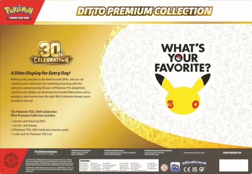 Pokémon TCG 30th Celebration Ditto Premium Collection