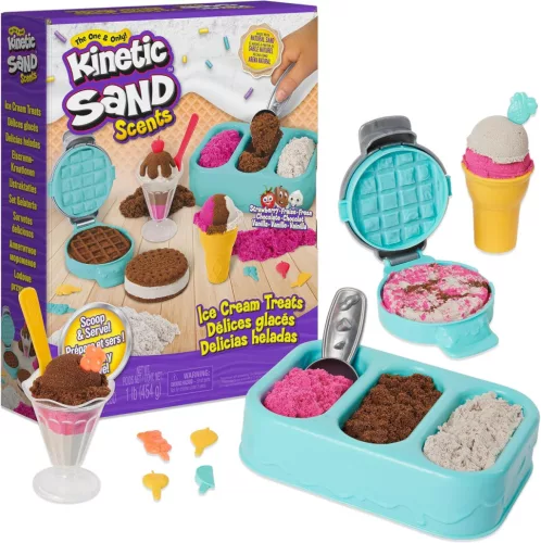 Kinetic Sand Ice Cream Treats fagylaltkészítő szett 454 g