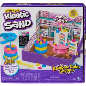 Kinetic Sand Rainbow Cake Shoppe tortakészítő szett 680 g