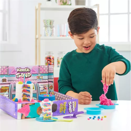Kinetic Sand Rainbow Cake Shoppe tortakészítő szett 680 g