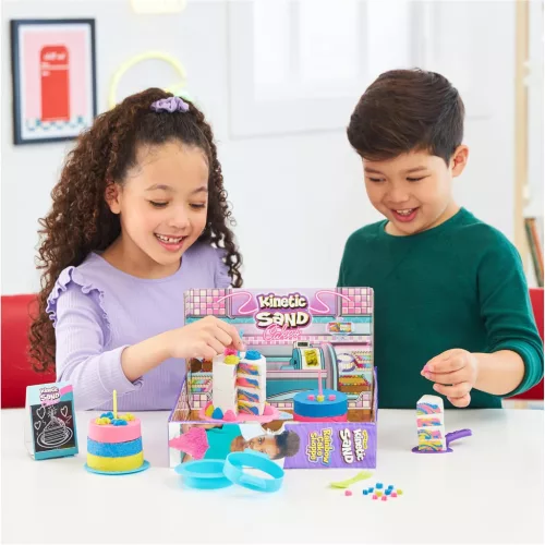 Kinetic Sand Rainbow Cake Shoppe tortakészítő szett 680 g