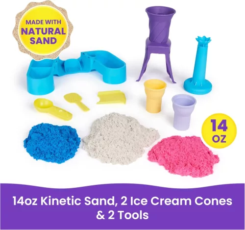 Kinetic Sand Soft Serve Station fagylaltkészítő 396 g