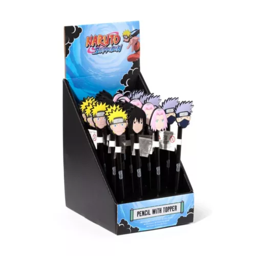 Naruto ceruza PVC topperrel 1 db
