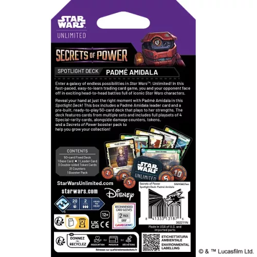Star Wars Unlimited Secrets of Power Spotlight Deck