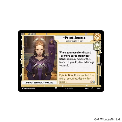 Star Wars Unlimited Secrets of Power Spotlight Deck