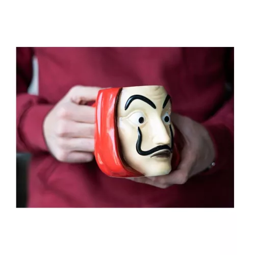 Nagy pénzrablás bögre 3D - Money Heist 3D mug