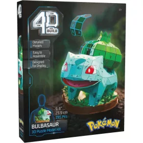 Pokémon Bulbasaur 4D Build 3D puzzle 195 db - Spin Master
