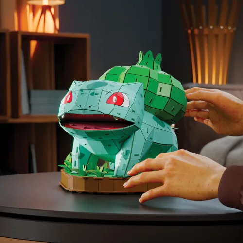 Pokémon Bulbasaur 4D Build 3D puzzle 195 db - Spin Master