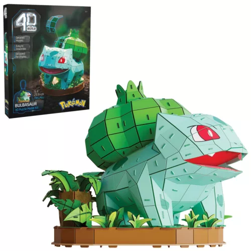 Pokémon Bulbasaur 4D Build 3D puzzle 195 db - Spin Master