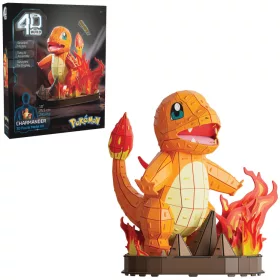 Pokémon Charmander 4D Build 3D puzzle 241 db - Spin Master