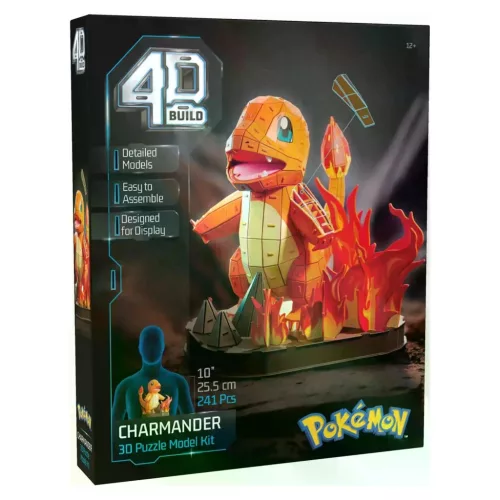 Pokémon Charmander 4D Build 3D puzzle 241 db - Spin Master