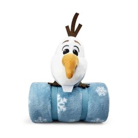Olaf plüssfigura 30 cm - puha polár takaróval
