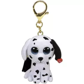 Ty Mini Boos Clip FETCH, műanyag figura, fehér kutya