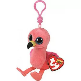 BOOS plüss figura GILDA, clip 8,5 cm - flamingó 