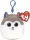 Ty Squishy Beanies plüss figura SLUSH, Clip 8,5 cm - husky 