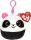 Ty Squishy Beanies plüss figura BAMBOO, Clip 8,5 cm - panda 