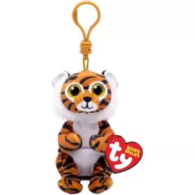   Ty Beanie Bellies plüss figura CLAWDIA, Clip 8,5 cm - tigris 