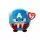 Ty Beanie Balls plüss figura Marvel - CAPTAIN AMERICA (6)