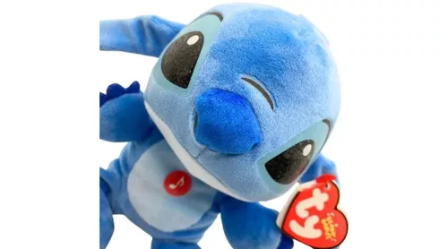 Beanie Babies plüss figura Disney Lilo & Stitch STITCH, 15 cm - csillagkutya hanggal