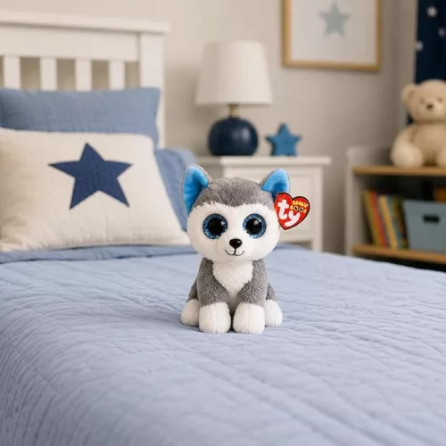 TY Beanie Boos Slush husky plüssfigura 15 cm